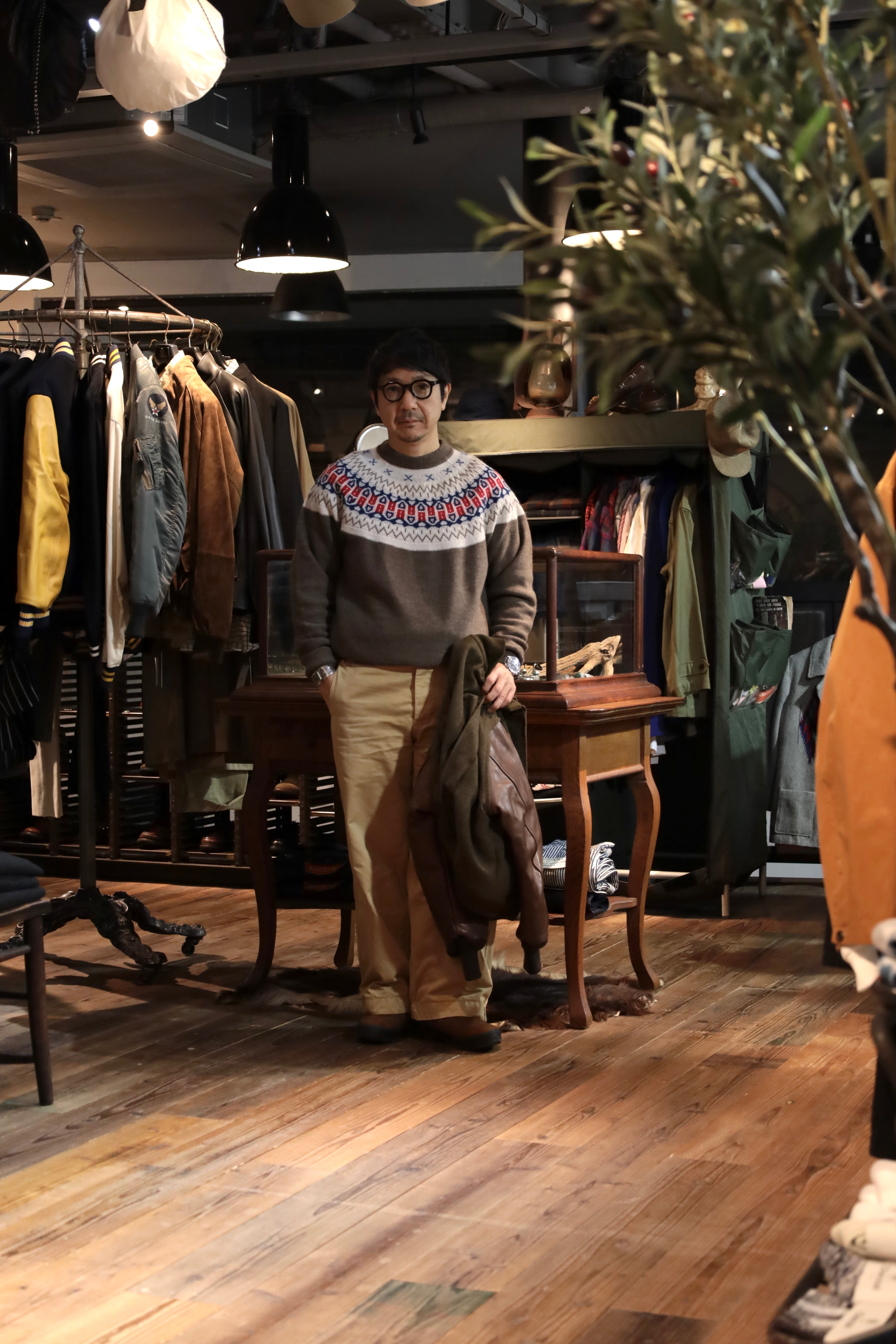 武骨さと温もりを感じる Nigel Cabourn アイテムのご紹介です。