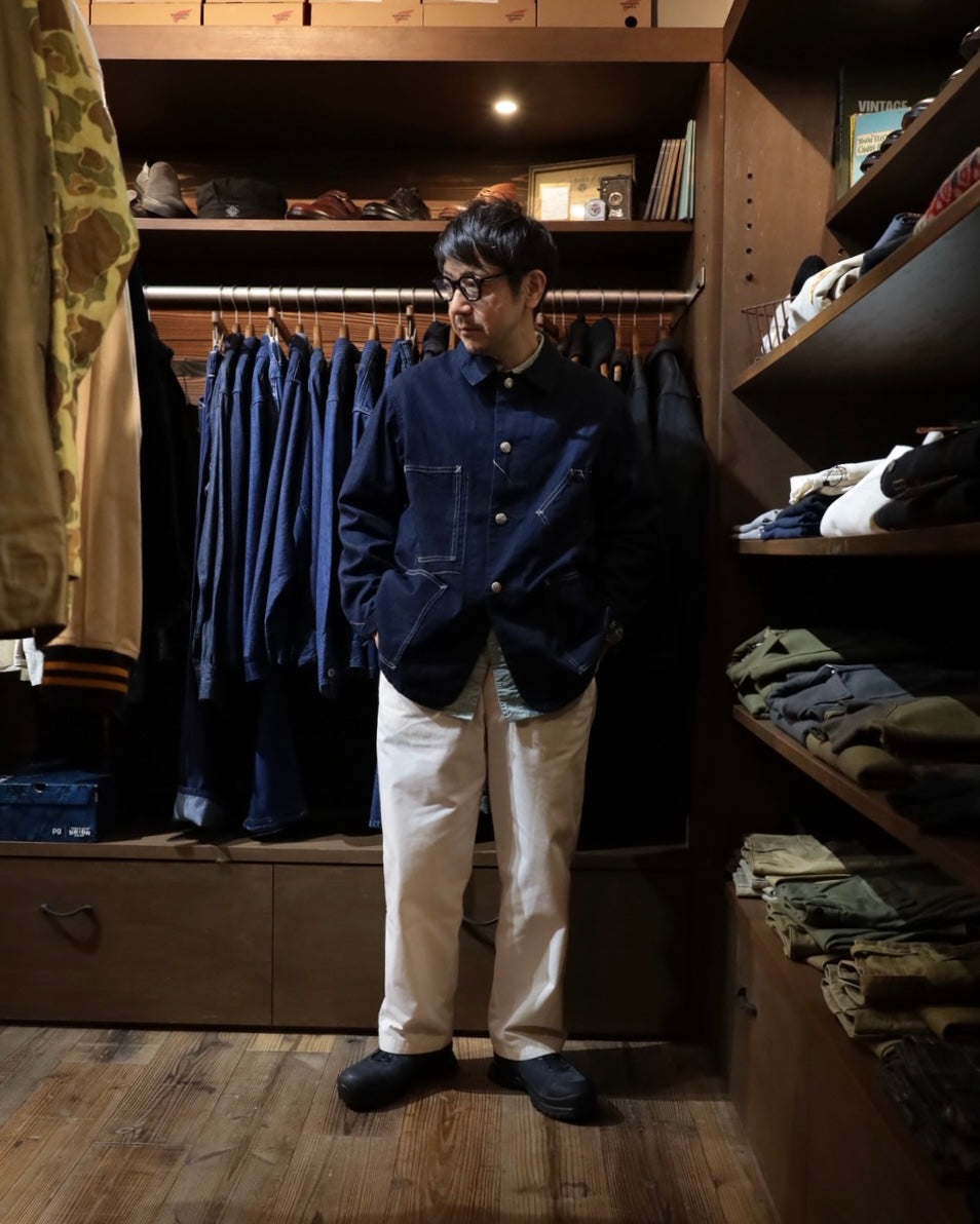 Post O’AllsのジャケットにPG × BLUE BLUE JAPANのトレッキングシューズを合わせたおすすめコーディネートのご紹介