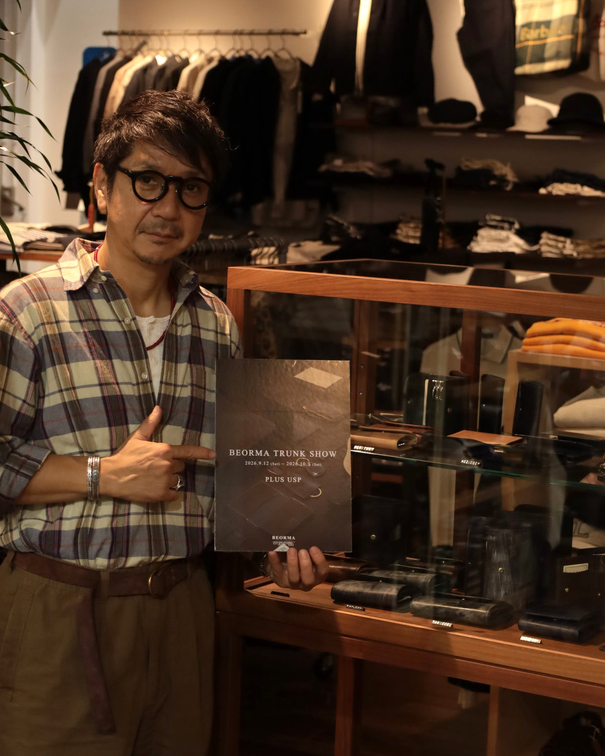 本日9月12日より、BEORMA TRUNK SHOWを開催しております。