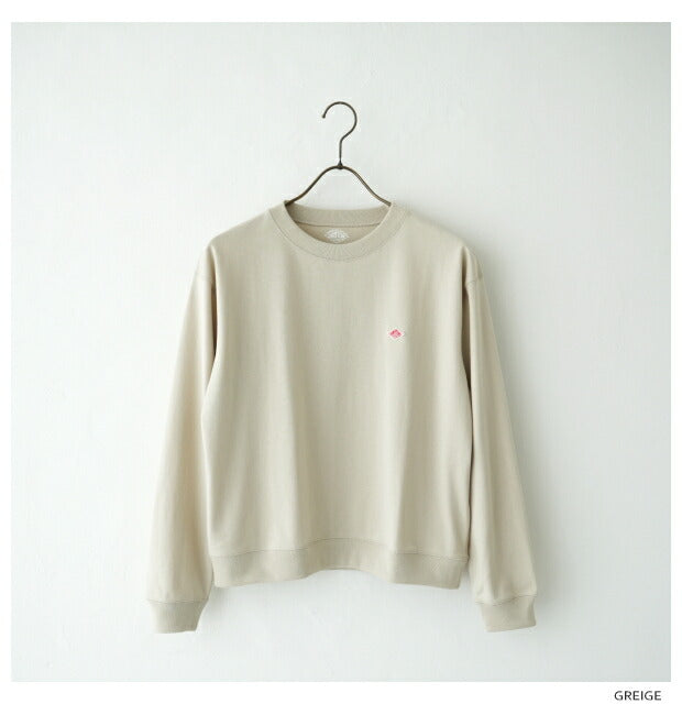 ダントンコットンポリエステルスウェットTシャツ(DT-C0203TCB)T/COPENENDJERSEYSWEATT-SHIRTDANTON(レディース)【2023秋冬】*送料無料*【後払い決済不可】*