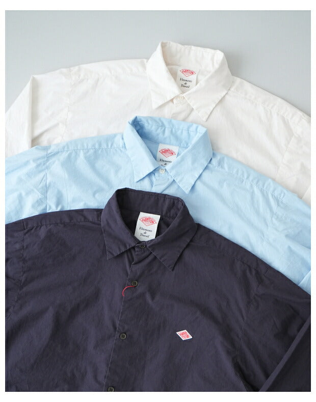 ダントンオックスフォードバンドカラーシャツ(JD-3607SOX)OXFORDBANDCOLLARSHIRTL/SDANTON(メンズ)【2023秋冬】*送料無料*【後払い決済不可】*