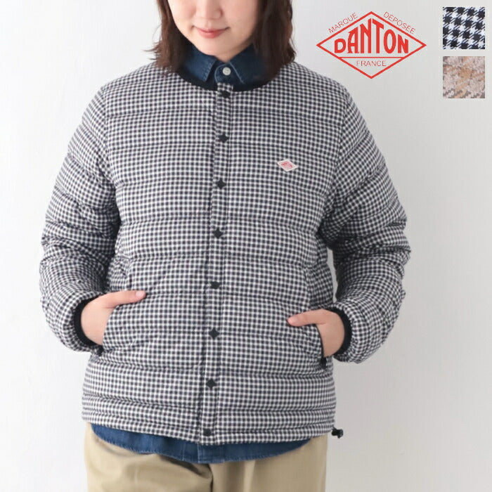 ダントンインナーダウンクルーネックジャケット(DT-A0001NNF)NYLONTAFFETAINNERDOWNCREWNECKJACKETDANTON(レディース)*送料無料*【後払い決済不可】*