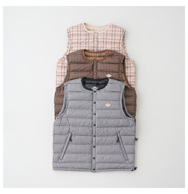 ダントンインナーダウンクルーネックベスト(DT-A0002NNF)NYLONTAFFETAINNERDOWNCREWNECKVESTDANTON(レディース)*送料無料*【後払い決済不可】*