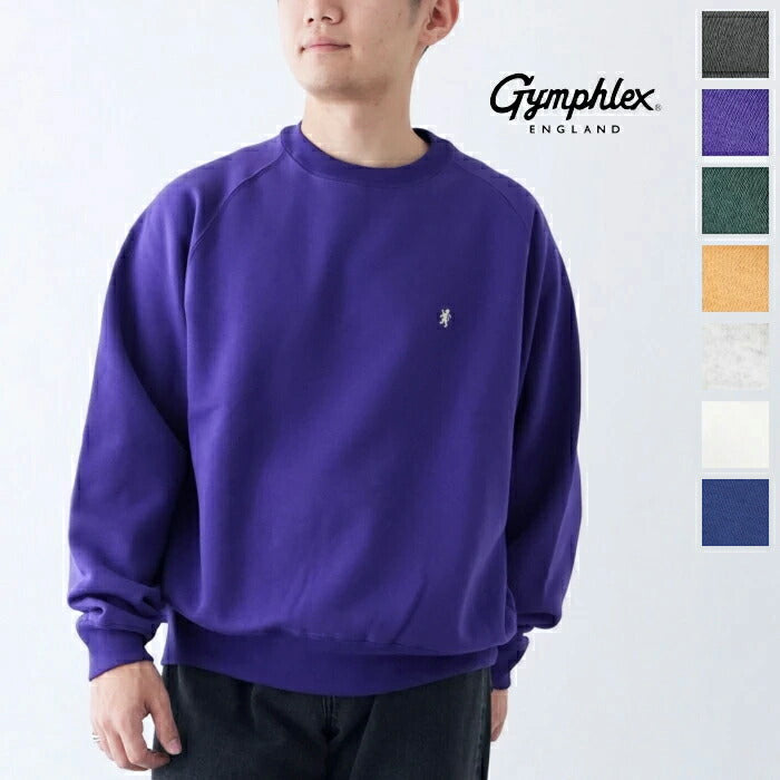ジムフレックスクルーネックプルオーバー(GY-C0292TCF)T/CFLEECYSWINGSLEEVECREWNECKP.O.Gymphlex(メンズ)【2023秋冬】*送料無料*【後払い決済不可】*