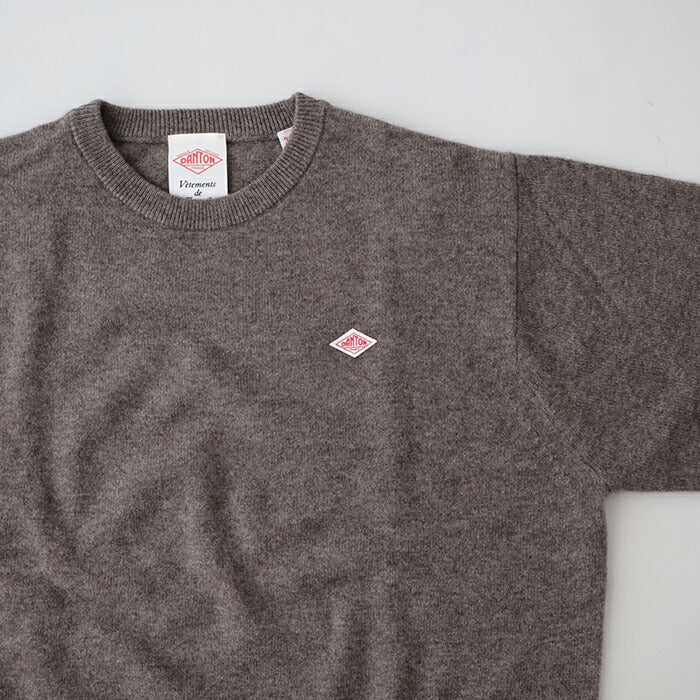 ダントンラムウールクルーネックニットプルオーバー(DT-D0027LMW)LAMBSWOOLCREWNECKP.OL/SDANTON(レディース)【2024秋冬】*送料無料*【後払い決済不可】*
