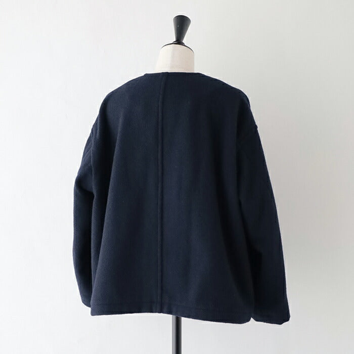 ダントンシングルウールパイルVネックジャケット(DT-A0542SWP)SINGLEWOOLPILEVNECKJACKETDANTON(レディース)【2024秋冬】*送料無料*【後払い決済不可】*
