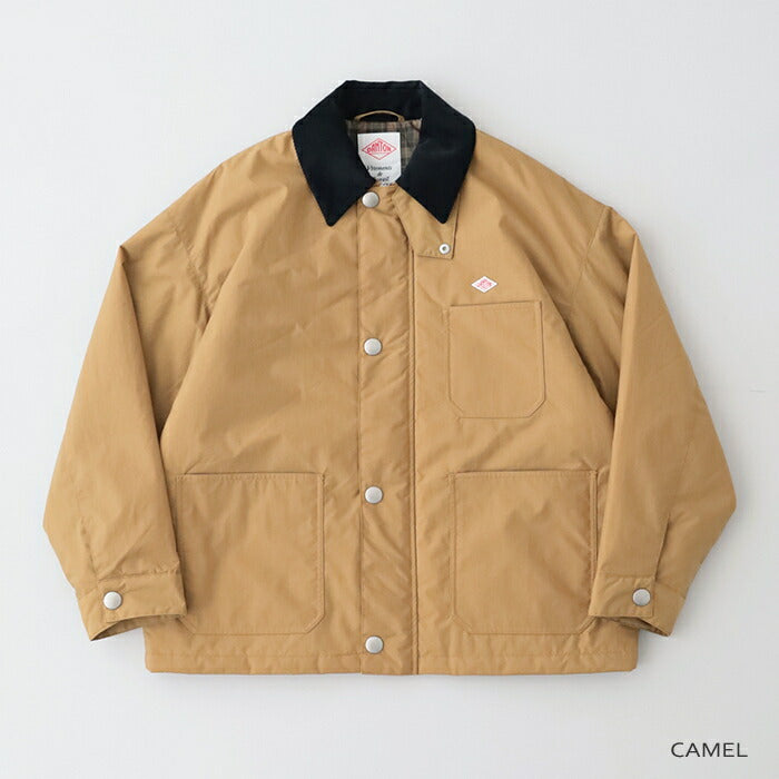 ダントンナイロンタフタカバーオールジャケット(DT-A0524NTF)NYLONTAFFETACOVERALLJACKETDANTON(メンズ)【2024秋冬】*送料無料*【後払い決済不可】*