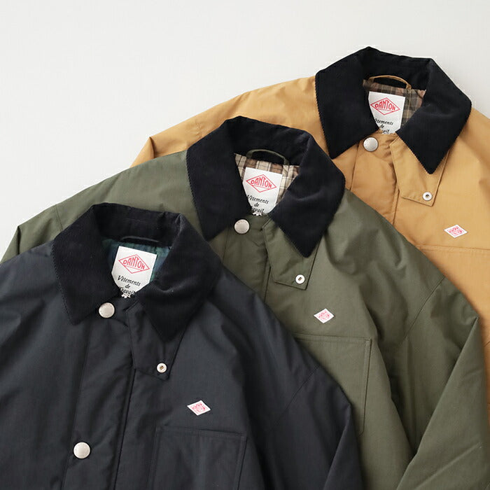 ダントンナイロンタフタカバーオールジャケット(DT-A0524NTF)NYLONTAFFETACOVERALLJACKETDANTON(メンズ)【2024秋冬】*送料無料*【後払い決済不可】*