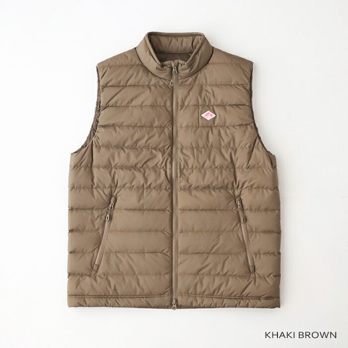 ダントンミドルダウンジップスタンドカラーベスト(DT-A0565NRP)20dNYLONTAFFETAMIDDLEDOWNZIPSTANDCOLLARVESTDANTON(メンズ)【2024秋冬】*送料無料*【後払い決済不可】*