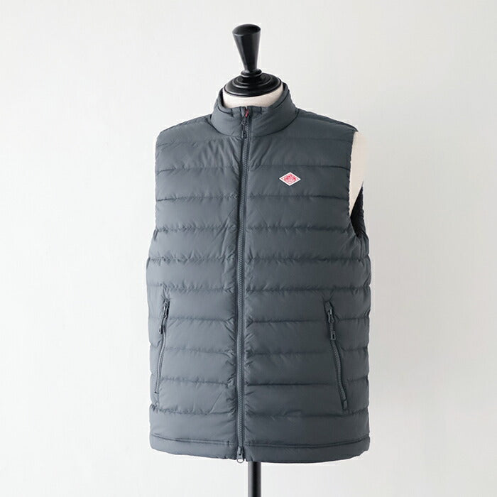 ダントンミドルダウンジップスタンドカラーベスト(DT-A0565NRP)20dNYLONTAFFETAMIDDLEDOWNZIPSTANDCOLLARVESTDANTON(メンズ)【2024秋冬】*送料無料*【後払い決済不可】*