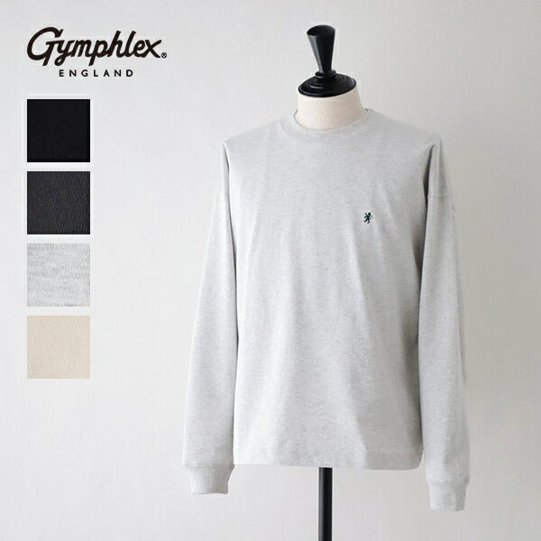 ジムフレックスヘビーウェイトジャージー長袖ビッグTシャツ(GY-C0389HWJ)HEAVYWEIGHTJERSEYCREWNECKL/ST-SHIRTGYMPHLEX(メンズ)【2024秋冬】*送料無料*【後払い決済不可】*