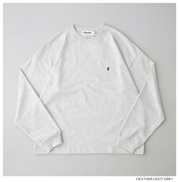 ジムフレックスヘビーウェイトジャージー長袖ビッグTシャツ(GY-C0389HWJ)HEAVYWEIGHTJERSEYCREWNECKL/ST-SHIRTGYMPHLEX(メンズ)【2024秋冬】*送料無料*【後払い決済不可】*