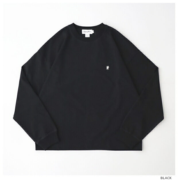 ジムフレックスヘビーウェイトジャージー長袖ビッグTシャツ(GY-C0389HWJ)HEAVYWEIGHTJERSEYCREWNECKL/ST-SHIRTGYMPHLEX(メンズ)【2024秋冬】*送料無料*【後払い決済不可】*
