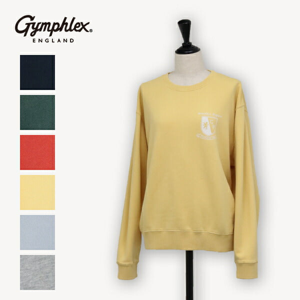 ジムフレックスコットンテリークルーネックプルオーバー(GY-C0387FCT)30/8COTTONTERRYCREWNECKPULLOVERGYMPHLEX(レディース)【2024秋冬】*送料無料*【後払い決済不可】*