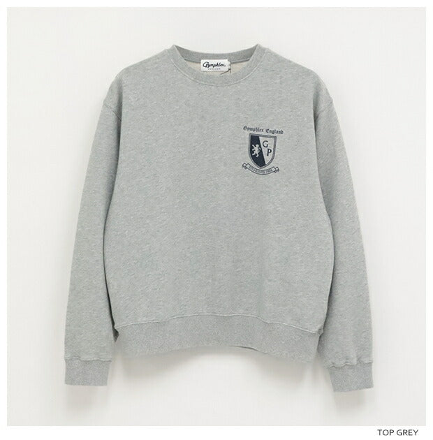ジムフレックスコットンテリークルーネックプルオーバー(GY-C0387FCT)30/8COTTONTERRYCREWNECKPULLOVERGYMPHLEX(レディース)【2024秋冬】*送料無料*【後払い決済不可】*
