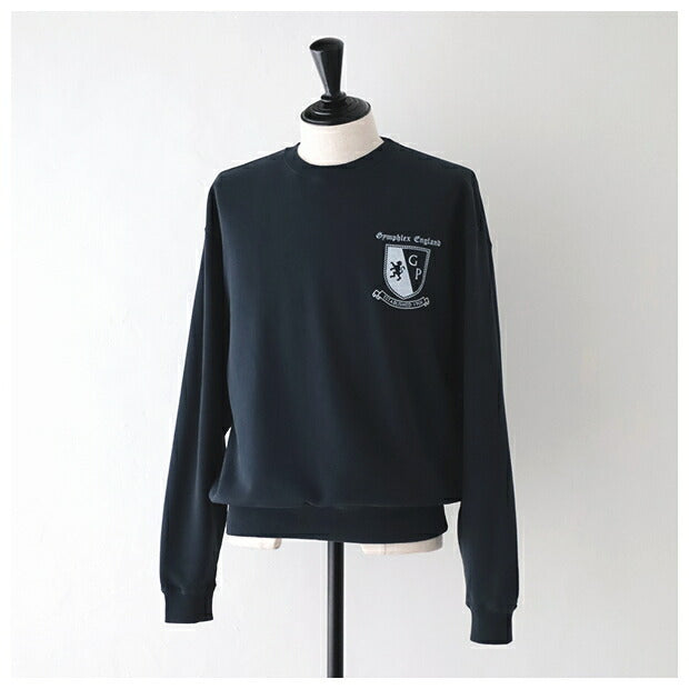 ジムフレックスコットンテリークルーネックプルオーバー(GY-C0388FCT)30/8COTTONTERRYCREWNECKPULLOVERGYMPHLEX(メンズ)【2024秋冬】*送料無料*【後払い決済不可】*