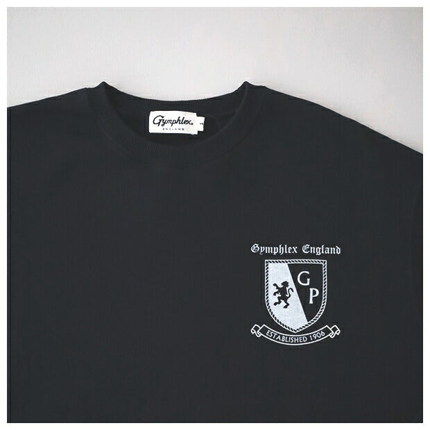 ジムフレックスコットンテリークルーネックプルオーバー(GY-C0388FCT)30/8COTTONTERRYCREWNECKPULLOVERGYMPHLEX(メンズ)【2024秋冬】*送料無料*【後払い決済不可】*