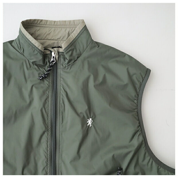 ジムフレックスパディングジップベスト(GY-A0558WPR)LIGHTSHADOWRIPSTOPZIPVESTGYMPHLEX(メンズ)【2024秋冬】*送料無料*【後払い決済不可】*