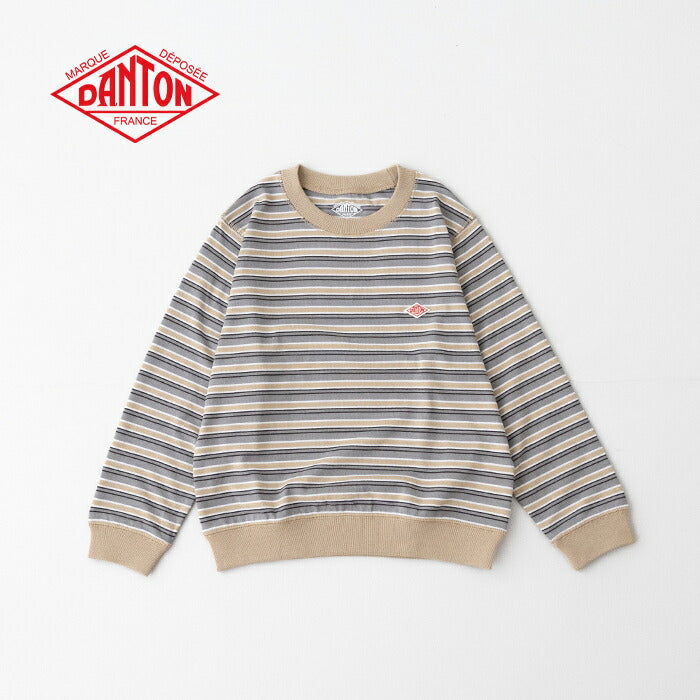 ダントンキッズロングスリーブボーダースウェットTシャツ(DT-C0410TCBST)T/COPENENDJERSEYKIDSSWEATT-SHIRTDANTON(キッズ)【2025秋冬】*送料無料*【後払い決済不可】*