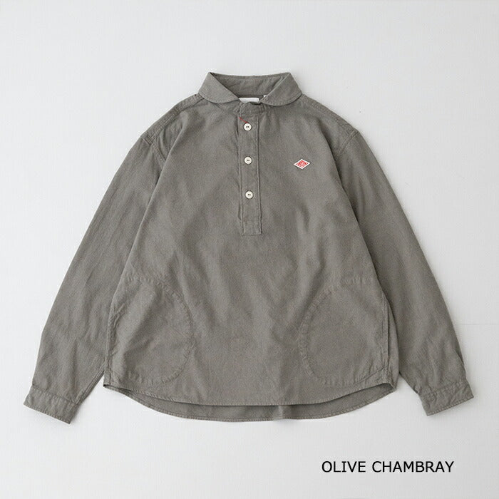 ダントンビエラ起毛丸衿プルオーバーシャツ(DT-B0281VSS)COTTONFLANNELROUNDCOLLARP.OSHIRTL/SDANTON(レディース)【2025秋冬】*送料無料*【後払い決済不可】*