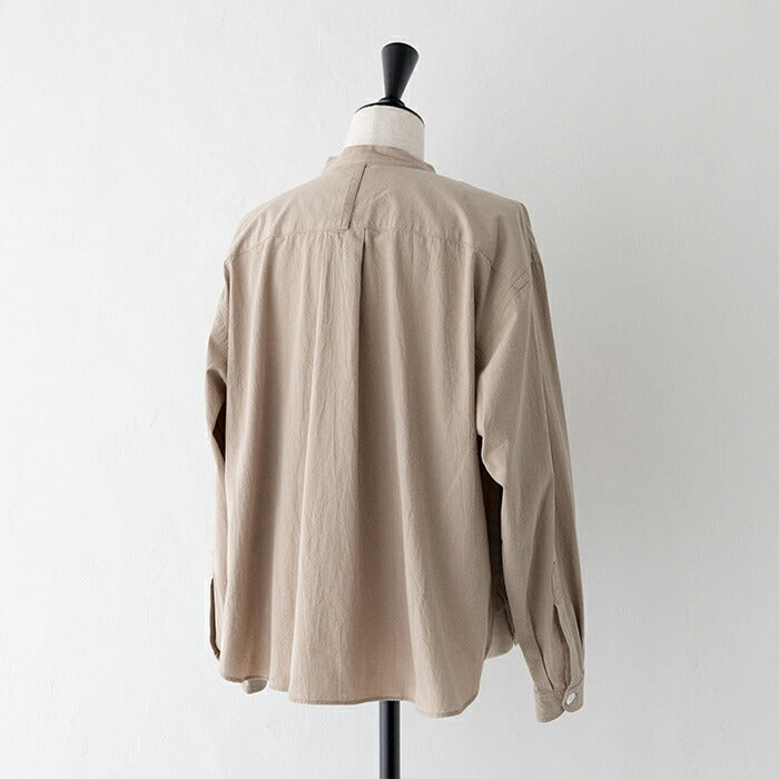 ダントンバンドカラー長袖シャツ(DT-B0341MUG)WASHERBROADBANDCOLLARSHIRTDANTON(レディース)【2025秋冬】*送料無料*【後払い決済不可】*