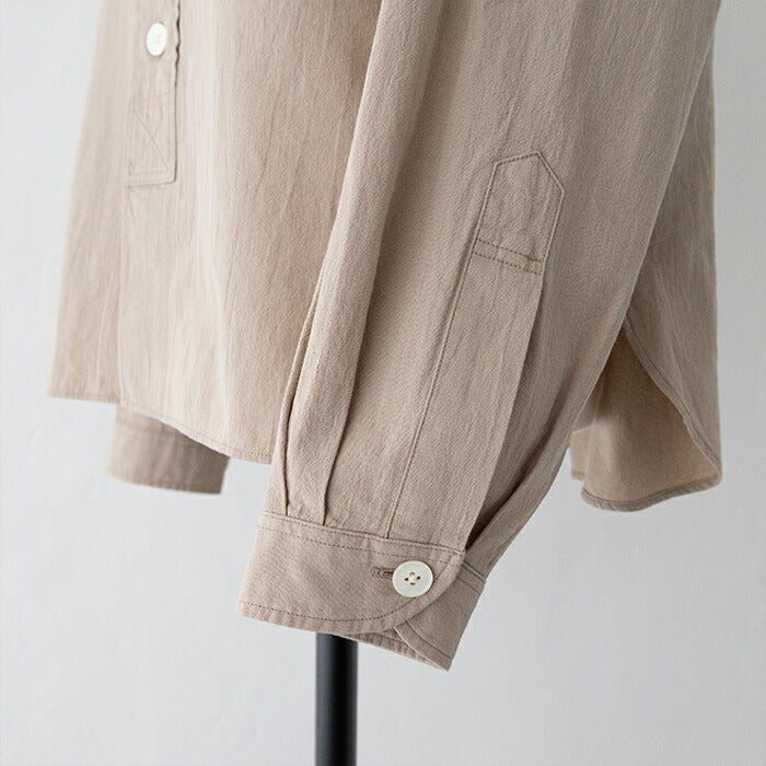 ダントンバンドカラー長袖シャツ(DT-B0341MUG)WASHERBROADBANDCOLLARSHIRTDANTON(レディース)【2025秋冬】*送料無料*【後払い決済不可】*