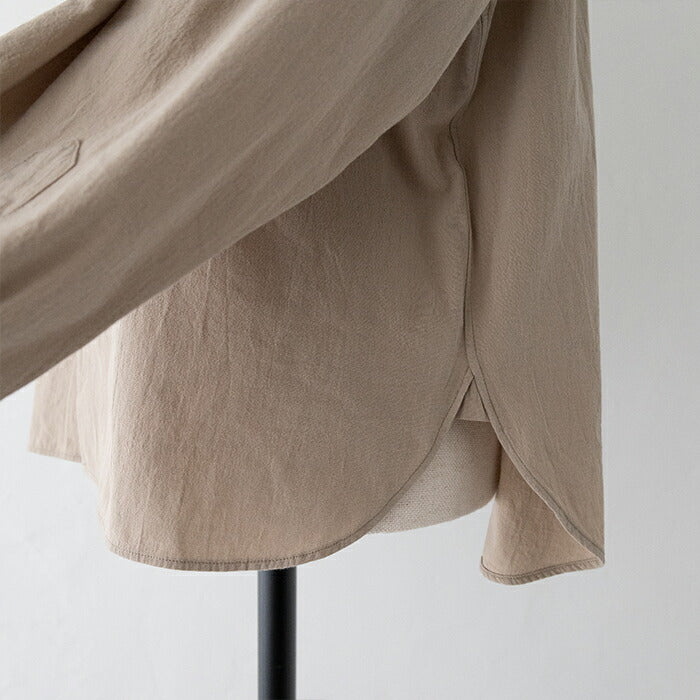 ダントンバンドカラー長袖シャツ(DT-B0341MUG)WASHERBROADBANDCOLLARSHIRTDANTON(レディース)【2025秋冬】*送料無料*【後払い決済不可】*