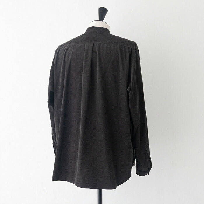 ダントンコーデュロイバンドカラーシャツ(DT-B0291MCD)21WALECORDUROYBANDCOLLARSHIRTL/SDANTON(メンズ)【2025秋冬】*送料無料*【後払い決済不可】*