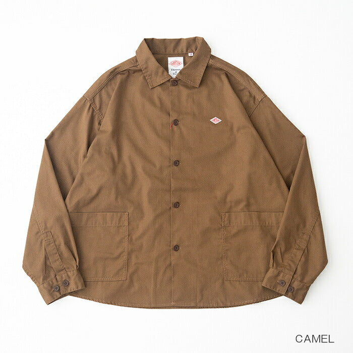 ダントン長袖シャツジャケット(DT-B0396TCC)T/CTWILLSHIRTJACKETDANTON(メンズ)【2025秋冬】*送料無料*【後払い決済不可】*