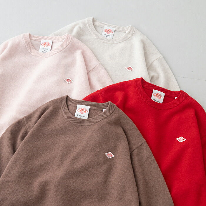ダントンラムウールクルーネックニットプルオーバー(DT-D0027LMW)LAMBSWOOLCREWNECKP.OL/SDANTON(レディース)【2025秋冬】*送料無料*【後払い決済不可】*
