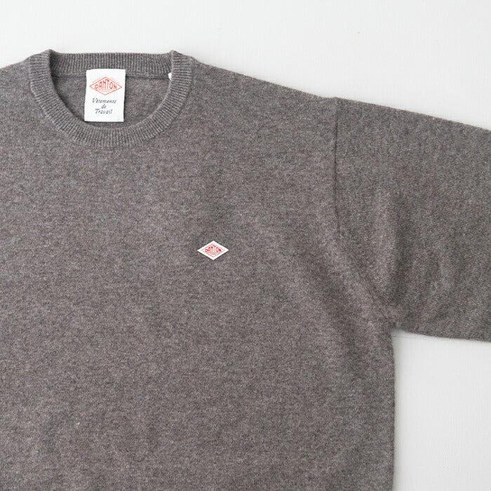 ダントンラムウールクルーネックニットプルオーバー(DT-D0028LMW)LAMBSWOOLCREWNECKP.OL/SDANTON(メンズ)【2025秋冬】*送料無料*【後払い決済不可】*