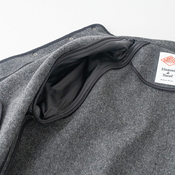 ダントンスタンドカラーウールジャケット(DT-A0715WLP)WOOLLIGHTPILESTANDCOLLARJACKETDANTON(メンズ)【2025秋冬】*送料無料*【後払い決済不可】*