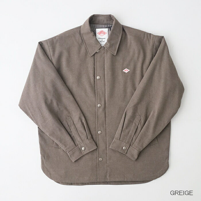 ダントン中綿コーチジャケット(DT-A0716WLX)WOOLLIKECLOTHCOACHJACKETDANTON(メンズ)【2025秋冬】*送料無料*【後払い決済不可】*
