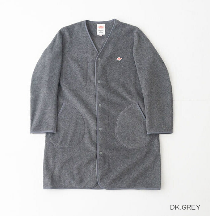 ダントンフリースカラーレスコート(JD-8992)FLEECECOLLARLESSCOATDANTON(レディース)【2025秋冬】*送料無料*【後払い決済不可】*
