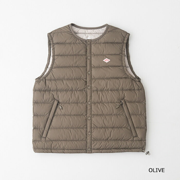 ダントンクルーネックインナーダウンベスト(DT-A0002RRT)NYLONTAFFETAINNERDOWNCREWNECKVESTDANTON(レディース)【2025秋冬】*送料無料*【後払い決済不可】*