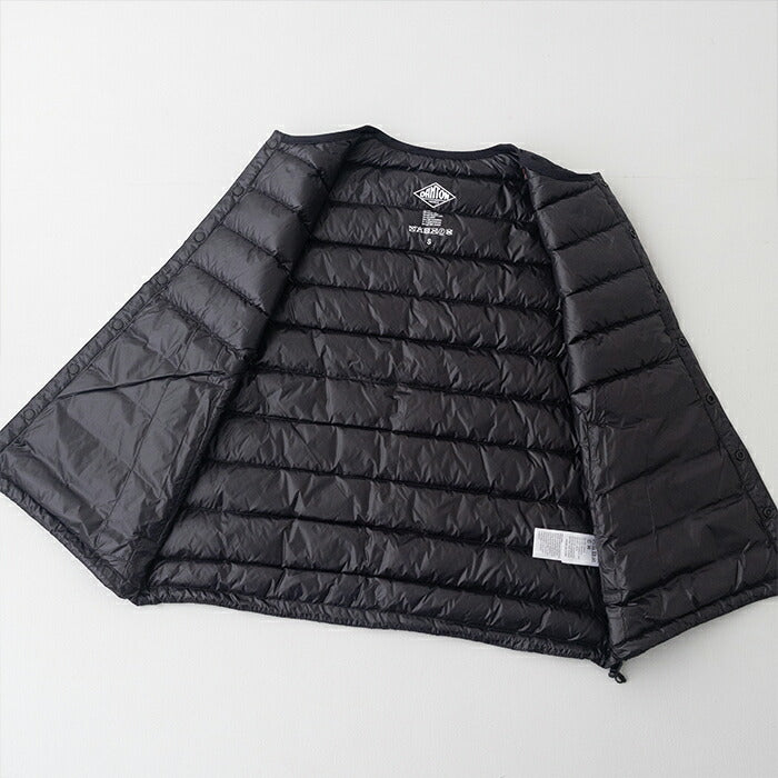 ダントンクルーネックインナーダウンベスト(DT-A0002RRT)NYLONTAFFETAINNERDOWNCREWNECKVESTDANTON(レディース)【2025秋冬】*送料無料*【後払い決済不可】*