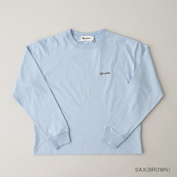 ジムフレックスコットンジャージークルーネック長袖Tシャツ(GY-C0486HKT)16/-COTTONJERSEYCREWNECKP.O.GYMPHLEX(レディース)【2025秋冬】*送料無料*【後払い決済不可】*
