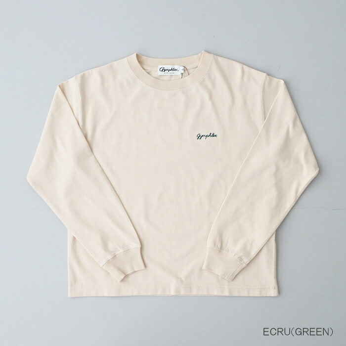 ジムフレックスコットンジャージークルーネック長袖Tシャツ(GY-C0486HKT)16/-COTTONJERSEYCREWNECKP.O.GYMPHLEX(レディース)【2025秋冬】*送料無料*【後払い決済不可】*