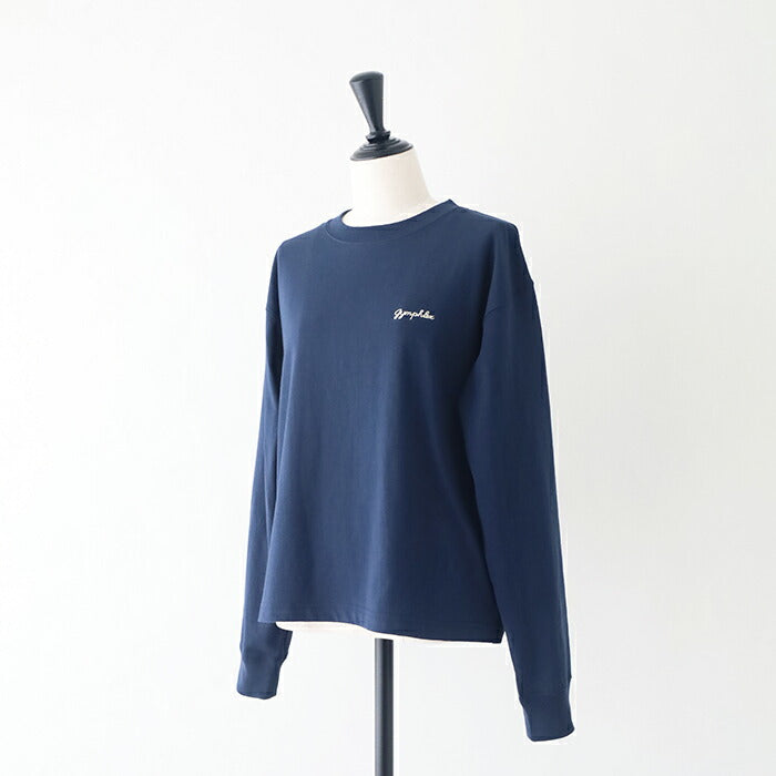 ジムフレックスコットンジャージークルーネック長袖Tシャツ(GY-C0486HKT)16/-COTTONJERSEYCREWNECKP.O.GYMPHLEX(レディース)【2025秋冬】*送料無料*【後払い決済不可】*
