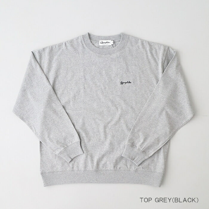 ジムフレックスコットンジャージークルーネック長袖Tシャツ(GY-C0487HKT)16/-COTTONJERSEYCREWNECKP.O.GYMPHLEX(メンズ)【2025秋冬】*送料無料*【後払い決済不可】*