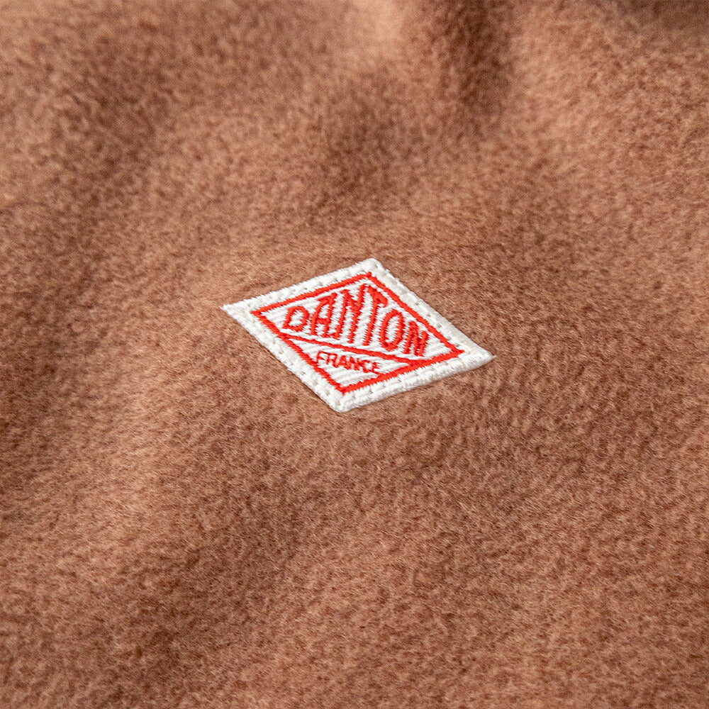 ダントン キッズ フリース カラーレスジャケット (DT-A0050) KIDS SWEAT T-SHIRT DANTON(キッズ)