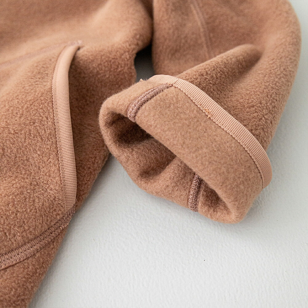 ダントン キッズ フリース カラーレスジャケット (DT-A0050) KIDS SWEAT T-SHIRT DANTON(キッズ)