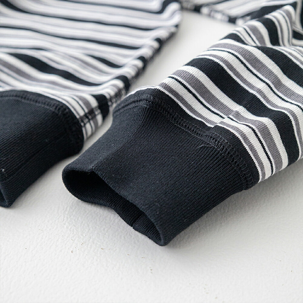 ダントン コットンポリエステル ボーダースウェットTシャツ (DT-C0204 TCB) T/C OPEN END JERSEY SWEAT T-SHIRT DANTON(メンズ)