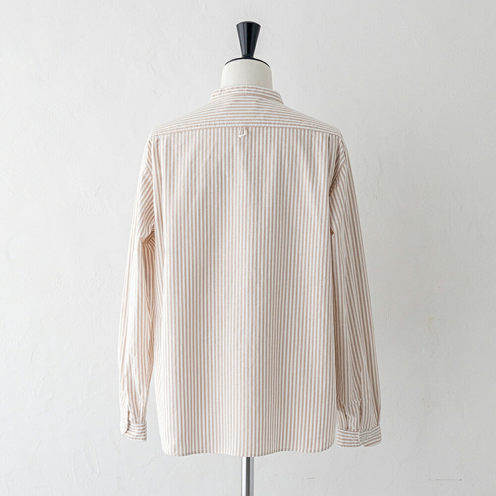 ダントン オックスフォード バンドカラー長袖シャツ (DT-B0279 OXP) OXFORD PLAID BAND COLLAR SHIRT L/S DANTON(レディース)