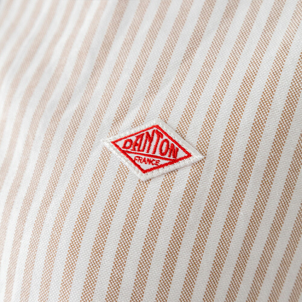 ダントン オックスフォード バンドカラー長袖シャツ (DT-B0279 OXP) OXFORD PLAID BAND COLLAR SHIRT L/S DANTON(レディース)
