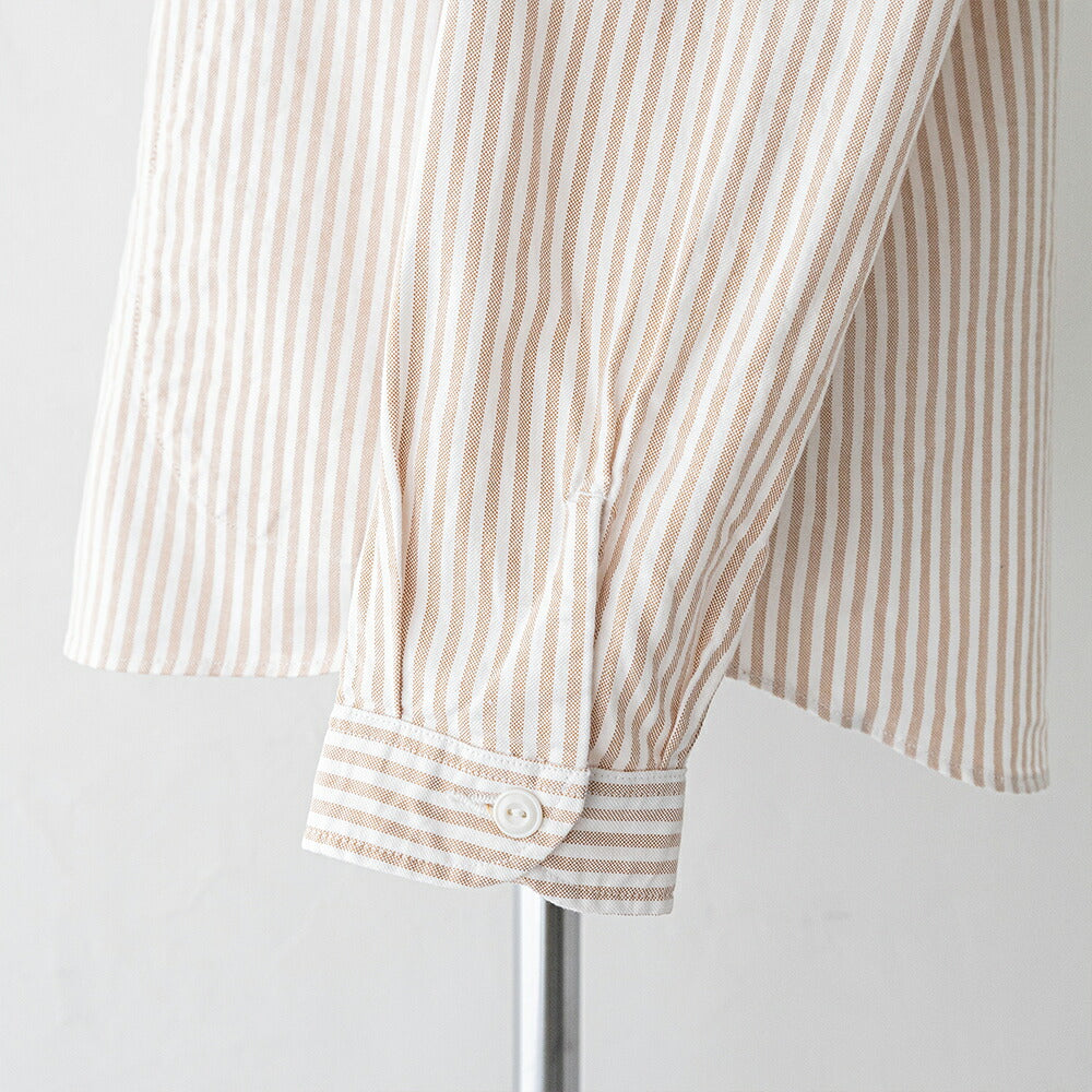 ダントン オックスフォード バンドカラー長袖シャツ (DT-B0279 OXP) OXFORD PLAID BAND COLLAR SHIRT L/S DANTON(レディース)