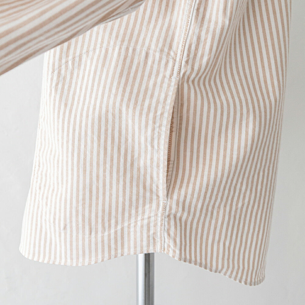 ダントン オックスフォード バンドカラー長袖シャツ (DT-B0279 OXP) OXFORD PLAID BAND COLLAR SHIRT L/S DANTON(レディース)
