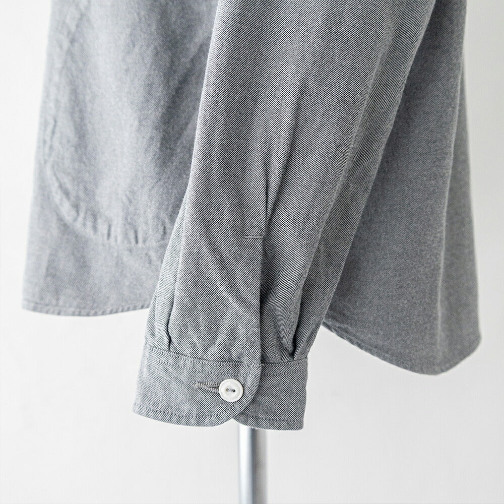 ダントン コットン フランネル バンドカラー 長袖シャツ (DT-B0279 VSS) COTTON FLANNEL BAND COLLAR SHIRT L/S DANTON(レディース)