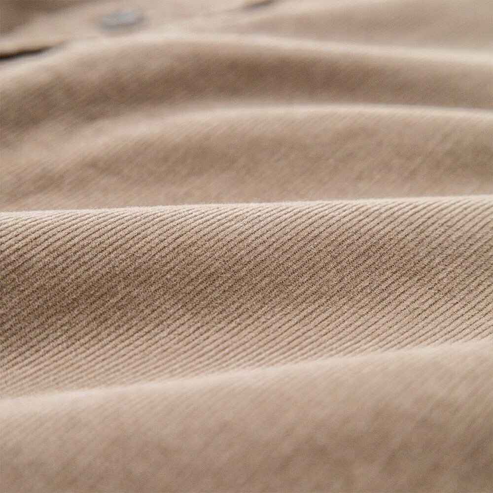 ダントン コーデュロイ バンドカラー長袖シャツ (DT-B0290 MCD) 21WALE CORDUROY BAND COLLAR SHIRT L/S DANTON(レディース)