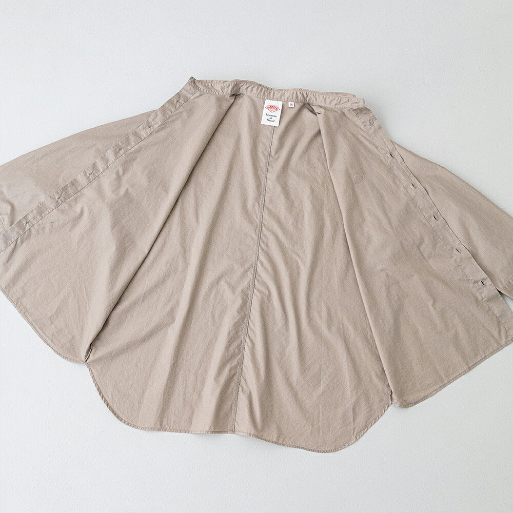 ダントン コットンツイル ドルマンスリーブチュニックシャツ長袖シャツ (DT-B0482 HCT) 80/- TWILL DOLMAN SLEEVE SHIRT DANTON(レディース)